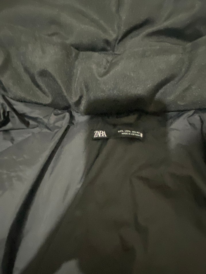 Siyah uzun zara mont - Görsel 4