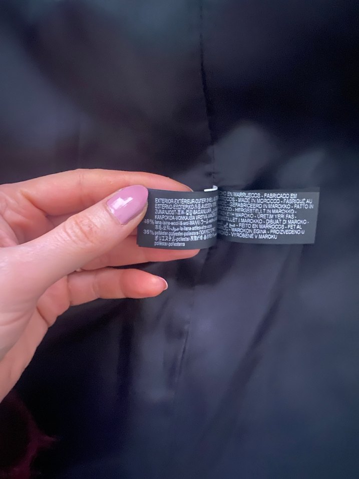 Düğmeli Kahverengi Uzun Kaban - Görsel 4