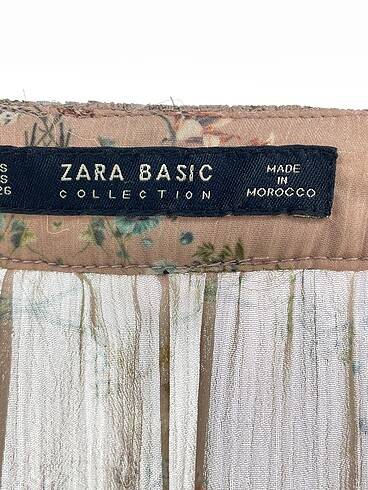 s Beden kahverengi Renk Zara Bluz %70 İndirimli.
