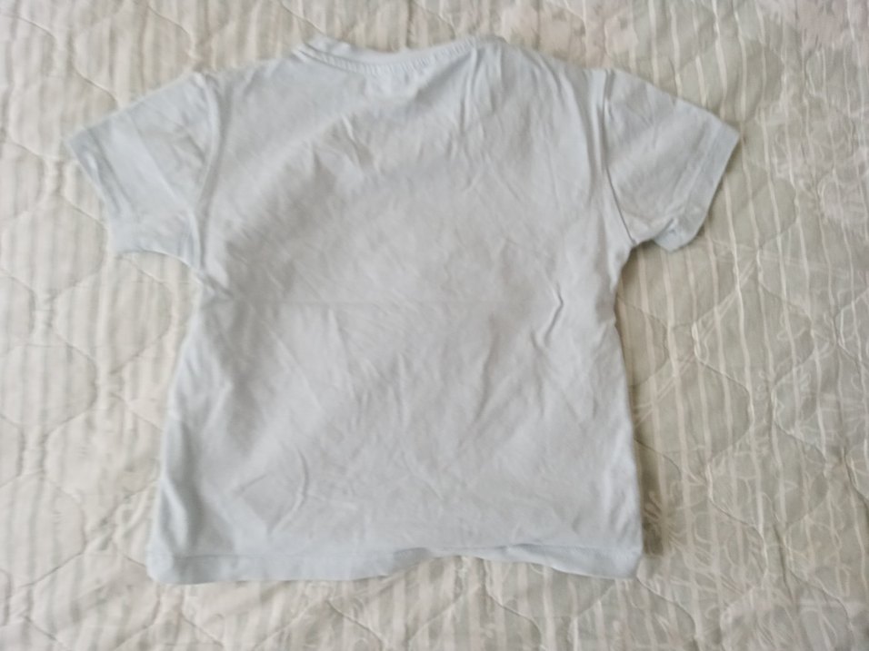 Mavi Baskılı Erkek Çocuk Tişörtü - Görsel 2