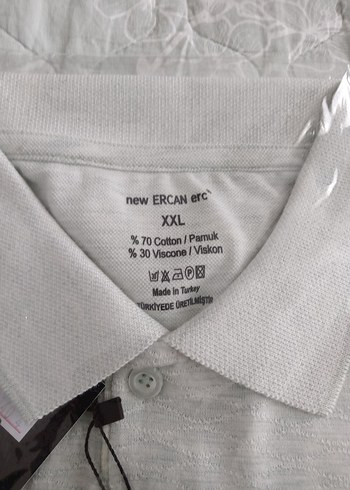 Gri Erkek Polo Tişört Kısa Kollu - Görsel 2