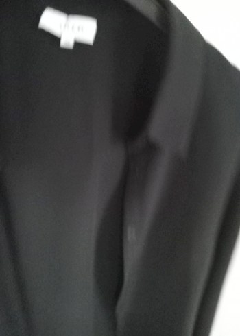 Siyah Uzun Kollu Kadın Keten Bluz - Görsel 3