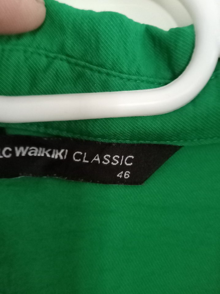 Yeşil Kadın Kısa Kollu Salaş Bluz - Görsel 2