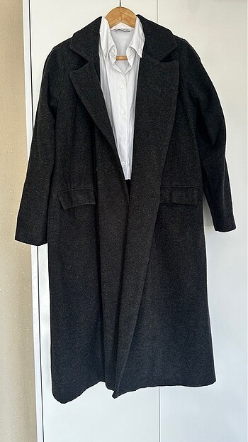 m Beden Oversize kaşe kaban