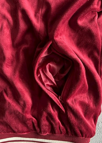 Corteiz VVS Velour Kırmızı Zip Up - Görsel 6