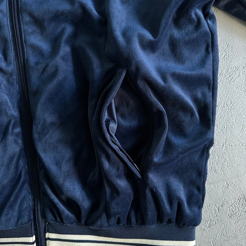 Corteiz VVS Velour Lacivert Hırka - Görsel 5