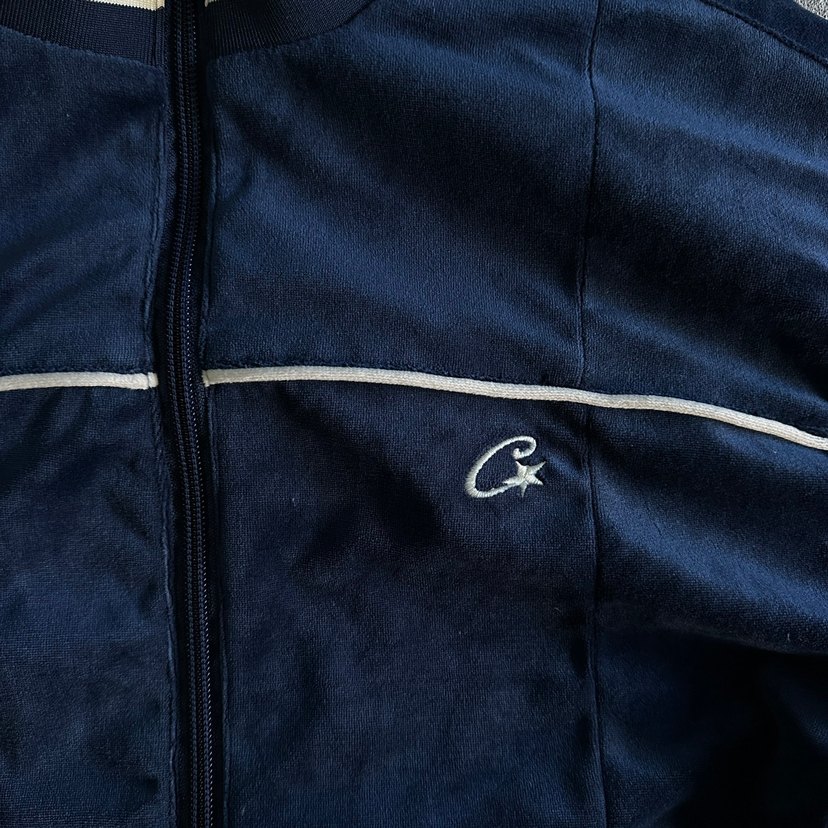 Corteiz VVS Velour Lacivert Hırka - Görsel 3