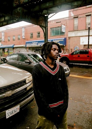 Corteiz Wimbledon Siyah Örgü Kazak - Görsel 9