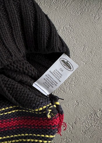 Corteiz Wimbledon Siyah Örgü Kazak - Görsel 6