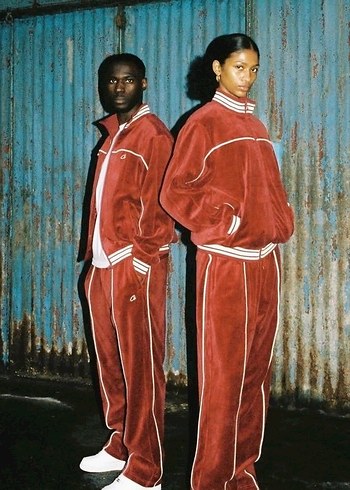 Corteiz VVS Velour Kırmızı Eşofman Altı - Görsel 10