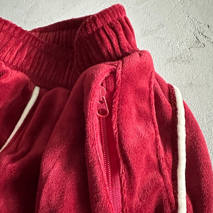 Corteiz VVS Velour Kırmızı Eşofman Altı - Görsel 3