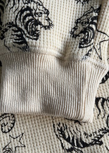 Corteiz Twin Tigers Waffle Longsleeve Tshirt - Görsel 5