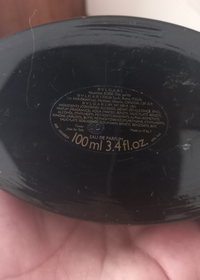 BLVGARI  boş parfum şisesi - Görsel 3