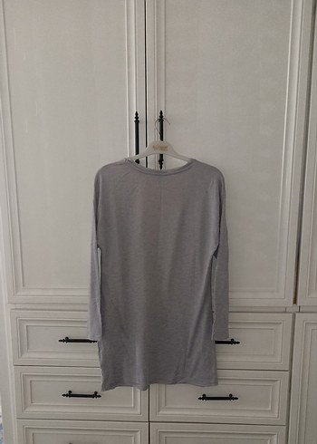 LC Waikiki Gri Uzun Kollu tunik