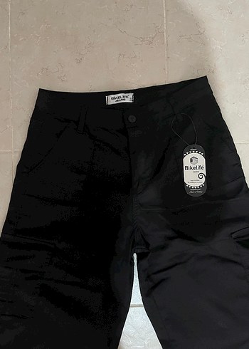 42 Beden siyah Renk BİKELİFE Siyah Kargo Cepli Yüksek Bel Wide Leg Pantolon