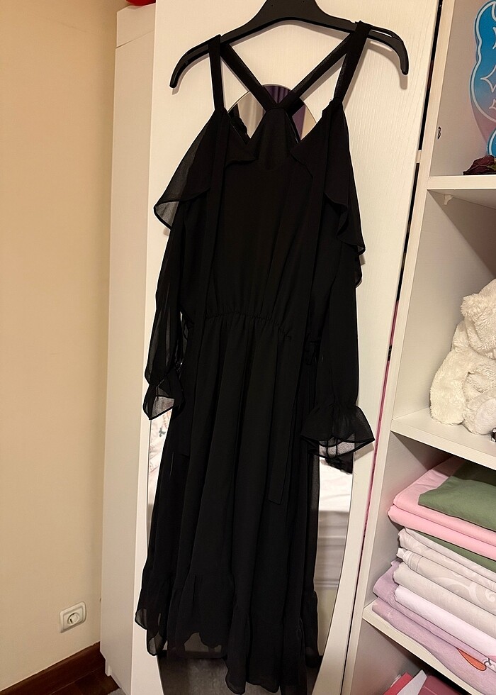 Şifon elbise - Görsel 3