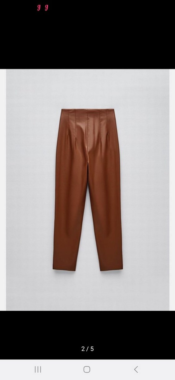 zara deri pantolon - Görsel 2