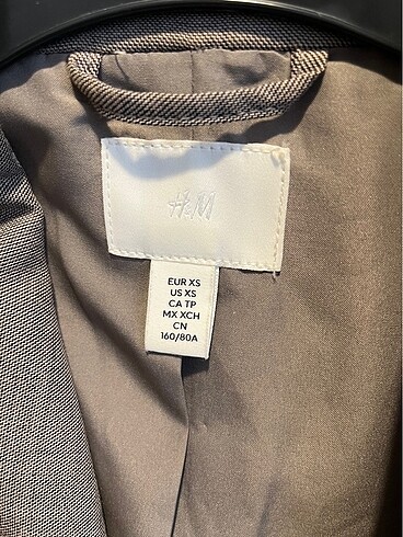 xs Beden kahverengi Renk HM Blazer Ceket
