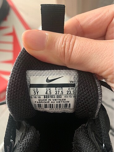 37,5 Beden gri Renk Nike Air270 react
