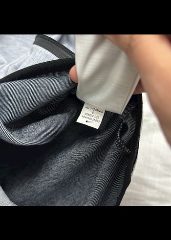 Nike Gri Kapüşonlu Fermuarlı Sweatshirt - Görsel 2