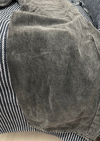 Defacto Gri Loose Fit Kot Pantolon