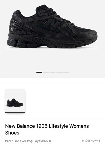 New Balance 1906 Siyah kadın ayakkabi