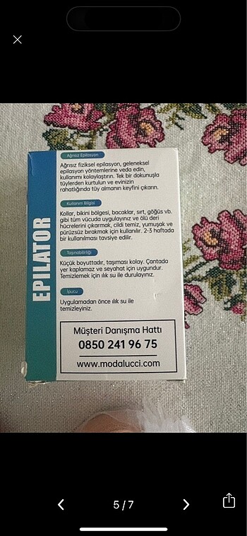 Beden Renk Epilasyon seti
