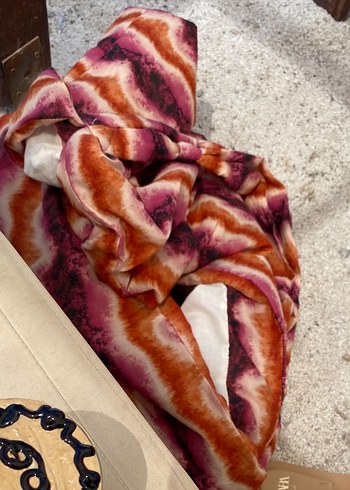 Zara Bohem Çok Renkli Drapeli Kadın Çanta - Görsel 2