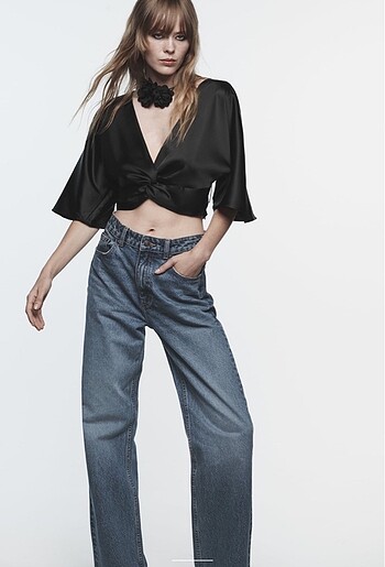 DÜĞÜMLÜ CROP TOP ZARA