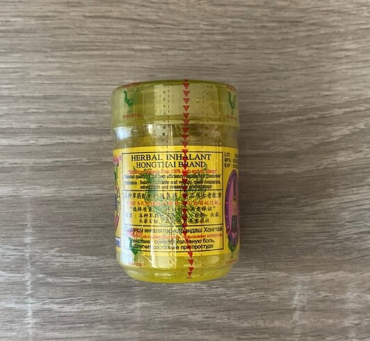 Beden Hong Thai Inhaler - Nefes Açıcı -Sarı Kutu