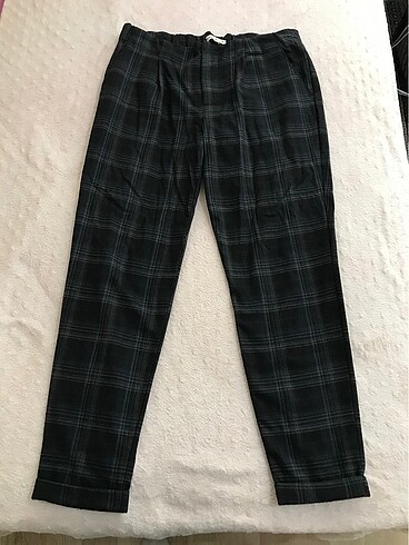 Rahat kumaş desenli pantalon