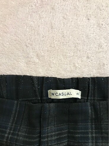 Diğer Rahat kumaş desenli pantalon