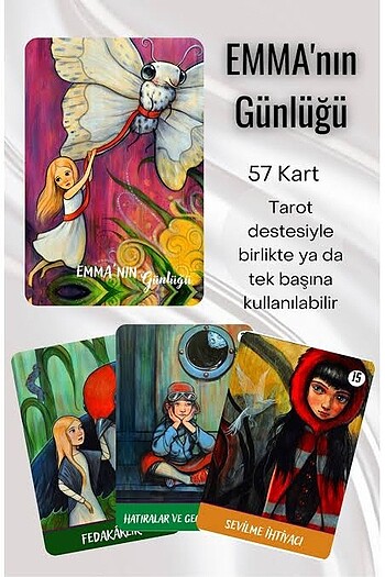 Emma?nın Günlüğü Tarot Oracle Destesi