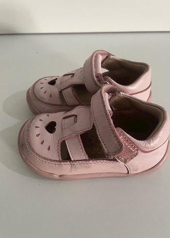 22 Beden Kifidis marka Kız Bebek Pembe Tokalı İlk Adım Ayakkabısı