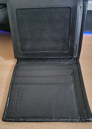 Siyah Erkek Deri Cüzdan Tergan - Görsel 4