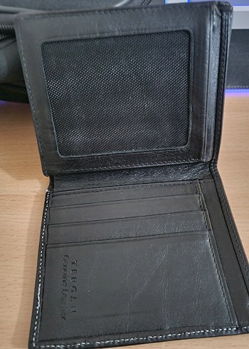 Siyah Erkek Deri Cüzdan Tergan - Görsel 2