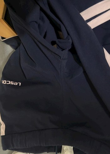 l Beden mavi Renk Lescon Kadın Lacivert Fermuarlı Spor Eşofman