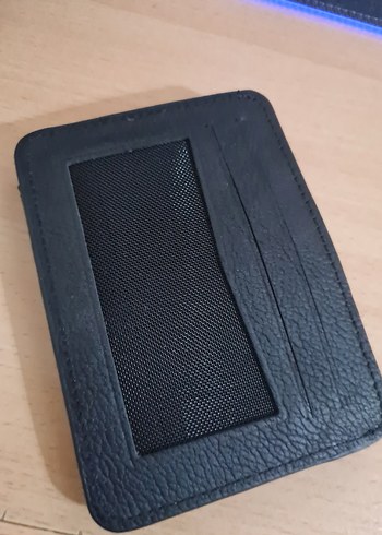 Garbalia Siyah Deri Erkek Kartlık - Görsel 2