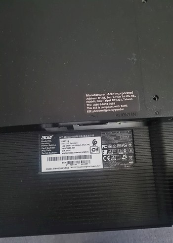 Acer KG251Q Jbmidpx 165hz 1ms 24.5" 
Monitör - Görsel 3