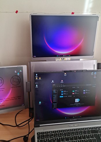 NPO 3 lü Taşınabilir Ekran , Laptop Monitörü - Görsel 6