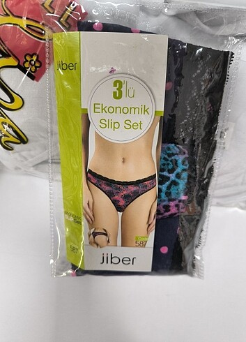 l Beden Jiber 3'lü ekonomik slip set