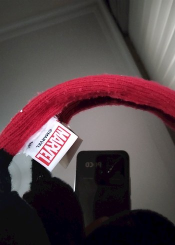 Örümcek Adam Temalı Kırmızı Kulaklık - Görsel 2