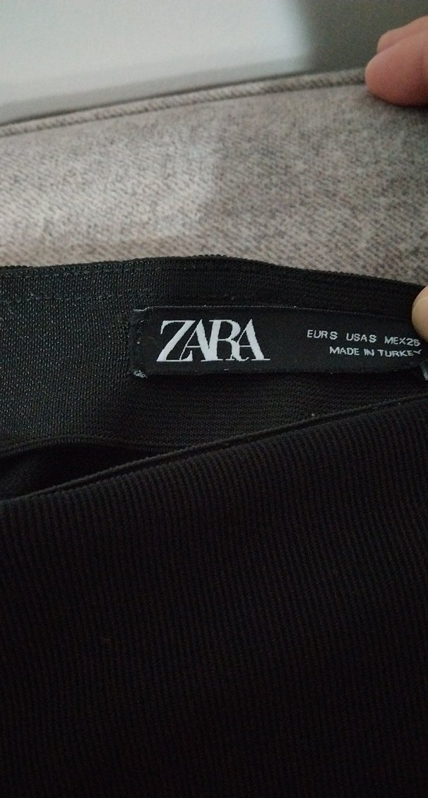 Siyah Kadın Esnek Kumaş Pantolon - Görsel 2