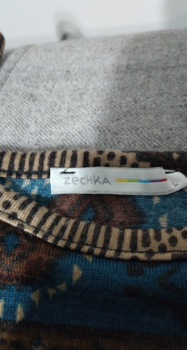 Bohem Çok Renkli Örgü Kolsuz Bluz - Görsel 2