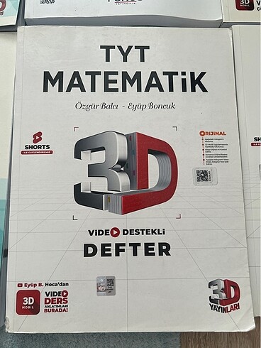 TYT MATEMATİK 3D VİDEO DESTEKLİ DEFTER