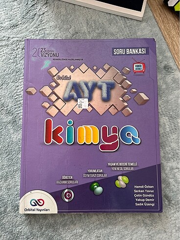 AYT KİMYA ORBITAL YAYINI SORU BANKASI