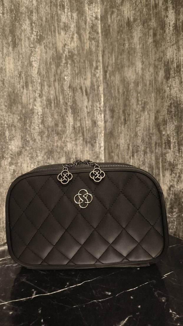 Kemerli siyah Kadın Omuz Çantası - Görsel 2