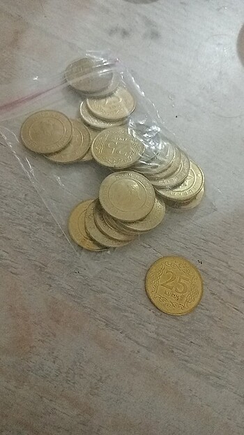 Altın 25 kuruş nadir