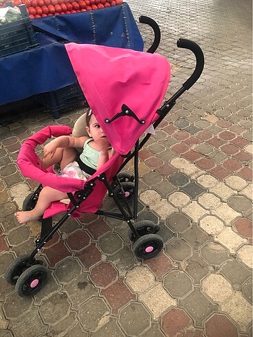 9- 18 kg Beden pembe Renk Baston araba