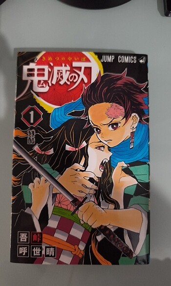 Kimetsu no Yaiba Japonca manga vol 1. (1-7)